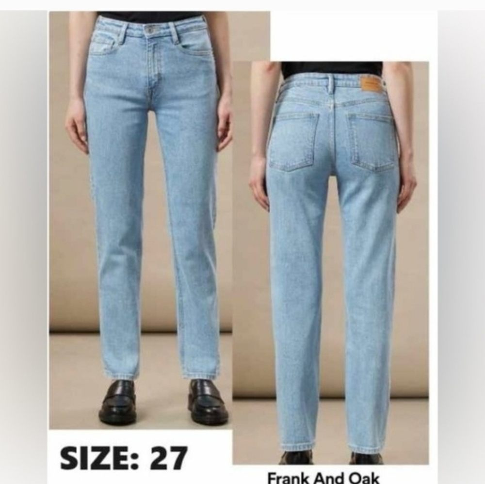 Frank And Oak Cyndi Straight Fit Jeans
